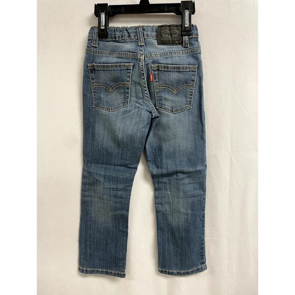 LEVI'S 511 Performance Slim Jeans Medium Wash Blue Stretch Denim Kids Boys 6 - Picture 5 of 10